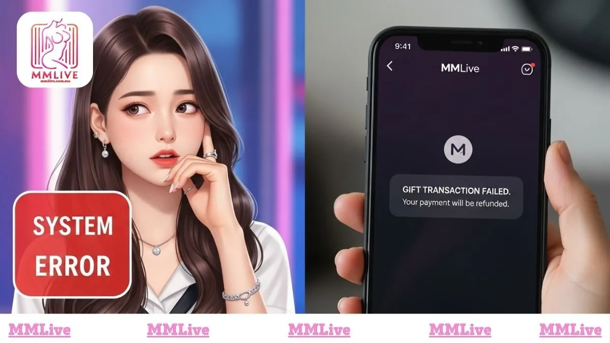 Lỗi hệ thống khi đang tương tác cùng Idol? Đừng lo lắng! Chính sách hoàn tiền MMLive đảm bảo mọi giao dịch phát sinh do lỗi máy chủ (kể cả tặng quà) đều được hoàn trả 100% về tài khoản của bạn.